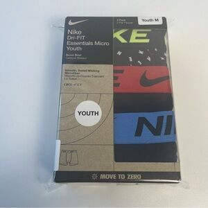 Nike Youth Dri-FIT Essentials Micro Boxer Briefs -Multi color Youth Medium 10-12